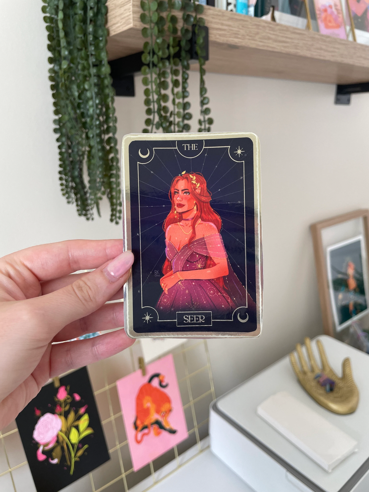 Elain Tarot Card Sticker - ACOTAR
